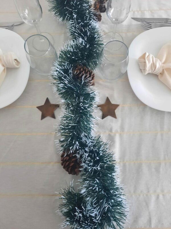Mantel Santa - Lineas Doradas - Imagen 3